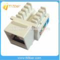 90 Graus UTP Cat6 Keystone Jack, Dupla IDC Cat6 Jack Para Cat6 Patch Painel